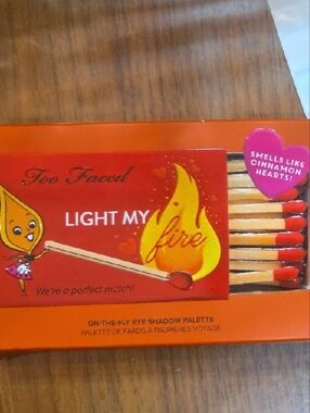 Too Faced Light My Fire Eyeshadow Palette - Orange, Red, Yellow & Brown Tones